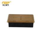 Brushed Metal Face Floor Mounted Pop Up Box
